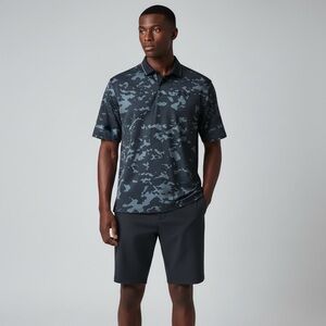 Under Armour Iso-Chill Polo - Black & Gray size medium